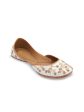 House of Pataudi Embroidered Slip-On Mojaris For Cheap