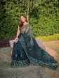 Vamsee Aaisa Green Organza Saree Online