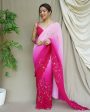 Vamsee Antara Pink Georgette Saree Online