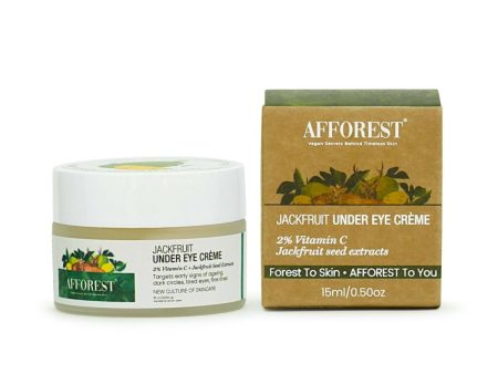 Afforest Jackfruit Under Eye Creme with 2% Vitamin C, 10% Jackfruit Seed Online Hot Sale