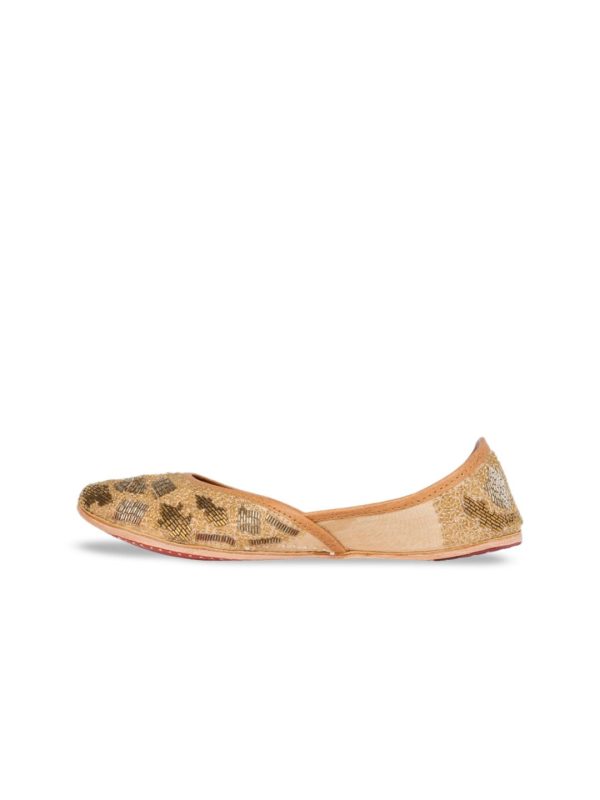 House of Pataudi Embellished Square Toe Majoris on Sale