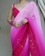 Vamsee Antara Pink Georgette Saree Online